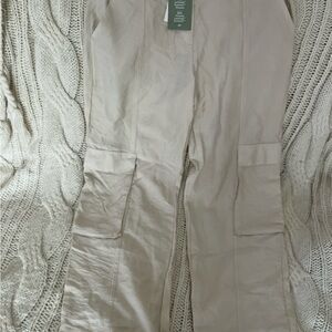 H&M Beige Cargo Trousers